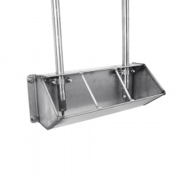 Cuvette sevrage inox L360 3 becs avec bride (sans tuyau ni tétine)