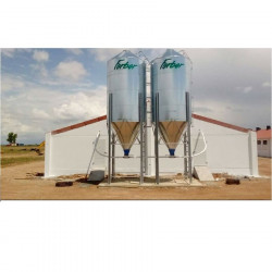 Silo lisse de 2,55 m. de 30 m3 18000 kg env.