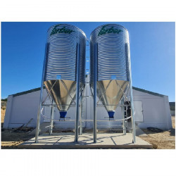 Silo 2.55 ondulado de 33,4 m3 (21.000 kg. Aprox.)
