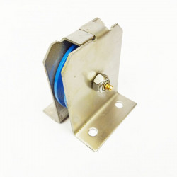 Metal pulley with greaser with galvanized front support pcc-plc-80