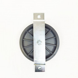 Drive pulley reinforced side support