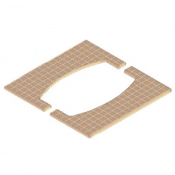 Symmetrical polymer protection for ERRA hopper