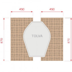 LEFT Polymer asymmetric protection ERRA hopper
