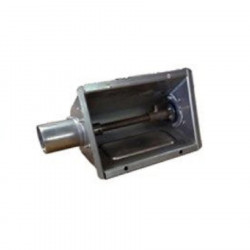 Stainless steel outlet bin 60mm without regulation 