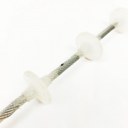 Galvanized pull cable for 38mm diameter pipe (fk)