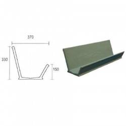 Polymer trough feeder mod. Crater 1.2mts