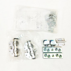 Jeu de guidage + accessoires pour porte coulissante