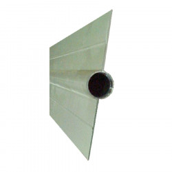 Tuyau delta 2 ailettes plus (250 kcal/h/ml) m/l