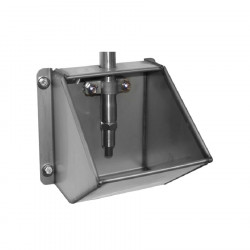 Bowl fattening stainless steel A-22 with flange (without tube or nipple)