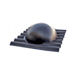 Corrugated universal chimney pipe flashing