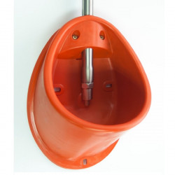 Bowl fattening orange PVC (without tube or teat)