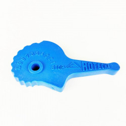 Blue adjustment handle for Rotecna hopper
