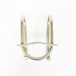 Bride double en acier inoxydable M-8 70mm