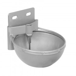 Round stainless steel bowl drinker for mothers