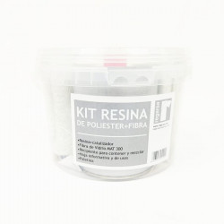 Polyester kit (resin+peroxide+mat)