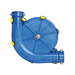 Plastic quick closing 90º corner angle D-60