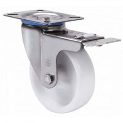 Swivel Wheel 10zvlifd125-pol stainless steel brake