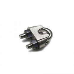 Cable clamp stainless steel 4mm