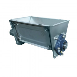 Stainless steel 55 box with 1 outlet with shaft