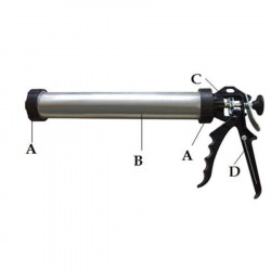 PU 600ml bigmat silicone gun tube applicator
