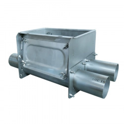 Stainless steel 75 double outlet tandem box