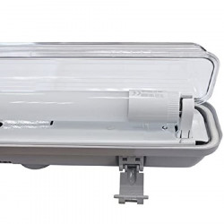 Waterproof LED tube light fixture 1X18W 6000K