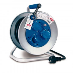 Extension cord reel 3 outlets With lid 25m 3GX1.5 IP55