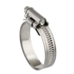 Worm gear clamp 40-60 W3 stainless steel
