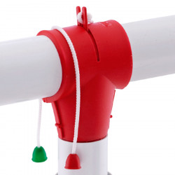 Drooping mouth / 'T' with ropes diameter 90 mod. Superfast (downpipe 63/75MM)