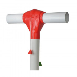 Bouche tombante/en T avec cordes, diamètre 55 (tube de descente 70MM)