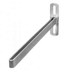 Stainless steel wall bracket 500mm for cleat 