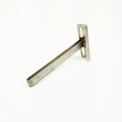 Stainless steel reinforced wall bracket 250mm for tie rod 