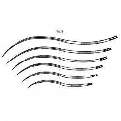 Suture needles PM/S Nº1 (12 uds)
