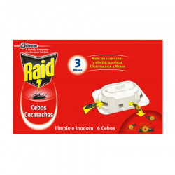 Raid cockroach baits 6 units.