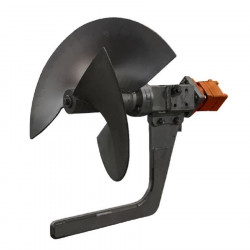 Hydraulic external mixer agitator