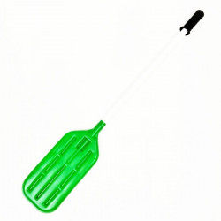 Green plastic pusher (rattle)