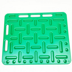 Barrière en plastique avec poignées de fixation 96x76 cm vert