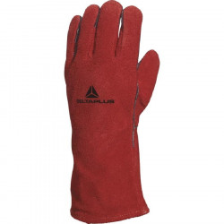 Red serrale welding glove