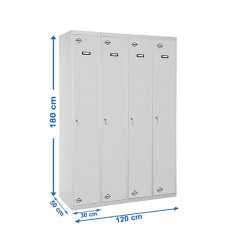 Simonlocker Single 4/4 300 locker