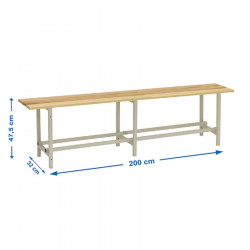 banc de vestiaire banc en bois simonlocker 2000