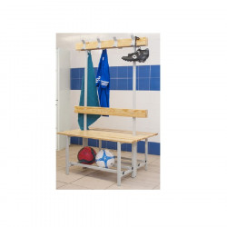 Banc de vestiaire avec cintres simonlocker banc simple cr 9/2000