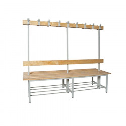 Simonlocker tandem bench cr 8/1000, changing room bench with hangers