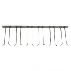 Stainless steel boot racks for 3 pairs