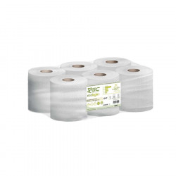 Papier séchant les mains éco recyclé 2c (paquet de 6 rouleaux)