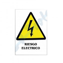 Electrical risk PVC poster 21x29
