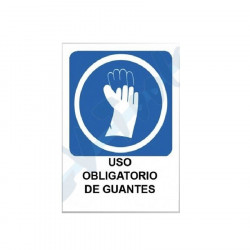 Affiche PVC "port de gants obligatoire" 21x29