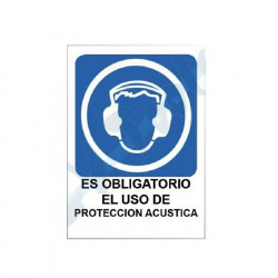 Affiche PVC "utilisation obligatoire d'une protection acoustique" 21x29