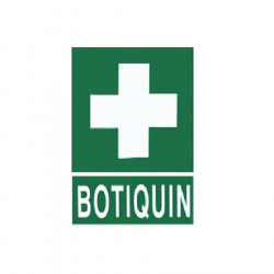 Affiche PVC luminescente 40X30 trousse de secours