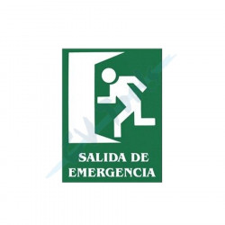 PVC sign 40X30 emergency exit
