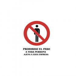 No Trespassing Sticker 11x15